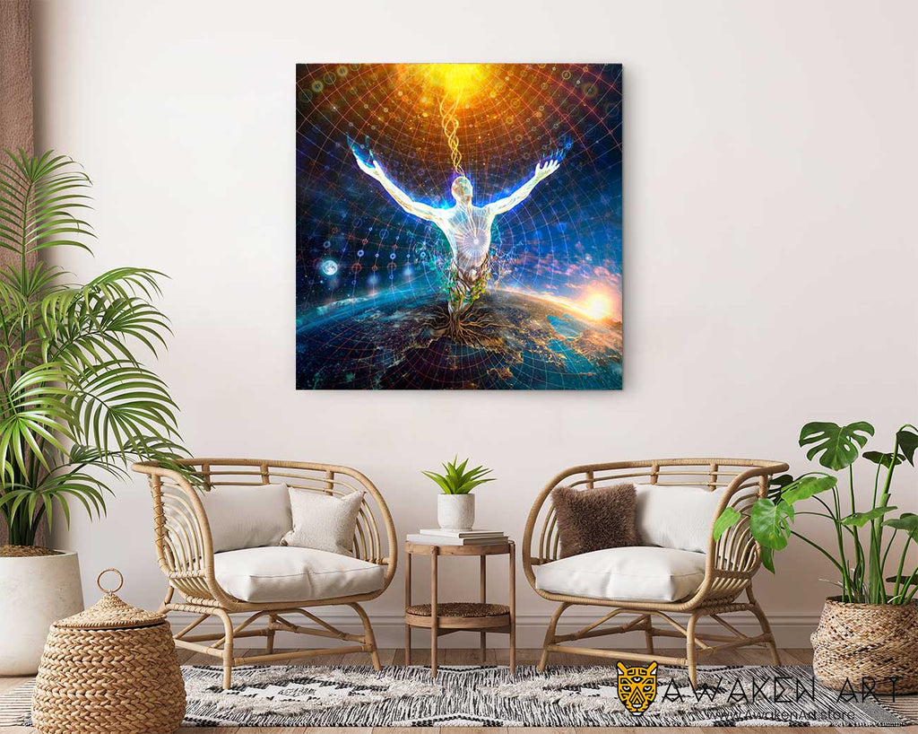 Inspirational Canvas Wall Art Spiritual Awakening Canvas Large Wall Ar –  Awaken Art Store